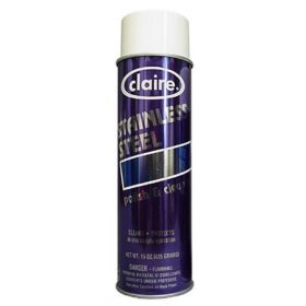 Claire Stainless Steel Cleaner Liquid 15 oz. Can Citrus Scent NonSterile