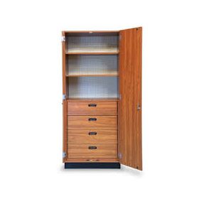 Hausmann 8259 storewall storage system-cabinet-natural oak