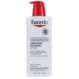 Eucerin Original Repair Lotion 16.9oz Fragrance Free Healing Soothing Skin Ea, 12 EA/CA ,9119681CA
