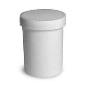 Ointment Jar Pharmex Plastic White 2 oz.