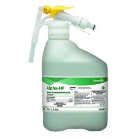 Diversey Alpha-HP Surface Disinfectant Cleaner Peroxide Based Liquid Concentrate 5 Liter Bottle Citrus Scent NonSterile