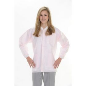 Lab Jacket ValuMax Extra-Safe Light Pink X-Small Hip Length Limited Reuse