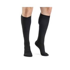 SIGVARIS 921C Mens Access Calf High Socks-15-20 mmHg-Large Long-Black