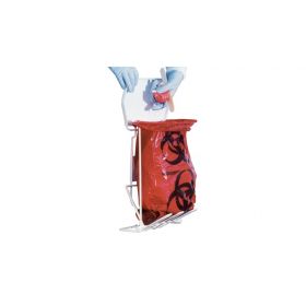 Red Infectious 1-gal. Waste Bags, 20 bags/rl, 10rl/bx