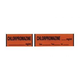 Major Tranquilizers Labels, Salmon with Black