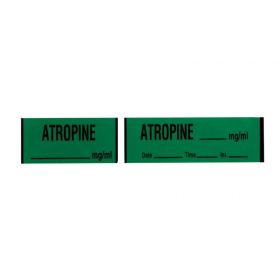 Anticholinergic Agents Labels, Green with Black