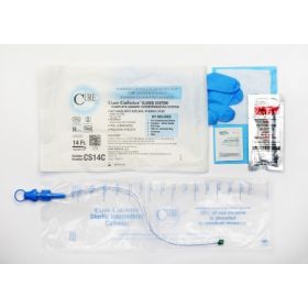 Intermittent Catheter Cure Catheter Closed System / Coude Tip 14 Fr.
