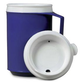 CARRY CUP OUNCE BLUE WHITE