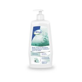 Shampoo and Body Wash TENA 33.8 oz. Pump Bottle Unscented