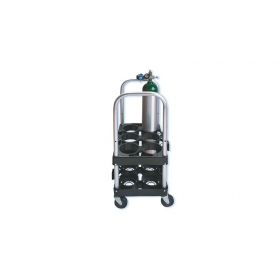 Medline  Rack 'n Roll Modular Cylinder Oxygen Cart System