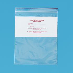 Easy-Write Reloc Zippit  Bags, Discharge/Transfer, 8 x 10