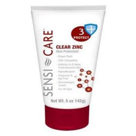 Skin Protectant Sensi Care Clear Zinc Tube Unscented Cream CHG Compatible 952167
