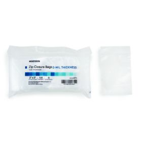 Zip Closure Bag McKesson 2 X 3 Inch Polyethylene Clear