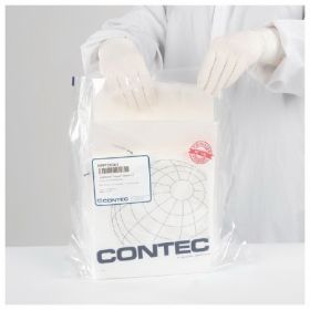 Cleanroom Wipe Contec Amplitude Kappa ISO Class 5 White Sterile Rayon / Polyester 12 X 12 Inch Disposable