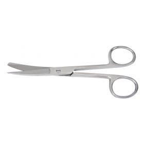 Operating Scissors McKesson 5-1/2 Inch Length Office Grade Stainless Steel Finger Ring Handle Sharp Tip / Blunt Tip