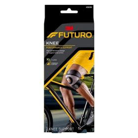 Knee Brace 3M Futuro Sport Moisture Control X-Large Pull-On / Hook and Loop Strap Closure 19+ Inch Knee Circumference Left or Right Knee