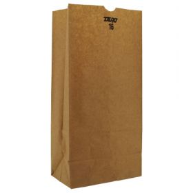 Grocery Bag Duro Brown Kraft Recycled Paper 16 lbs.