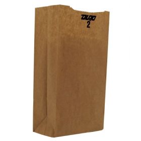 Grocery Bag Duro Brown Kraft Recycled Paper #2