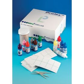 Test Kit Prolex Latex Agglutination Test Streptococci Groups A, B, C, D, F and G Identification Bacteria Colony Sample 60 Tests