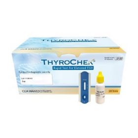 Rapid Test Kit ThyroChek Thyroid / Metabolic Assay Thyroid Stimulating Hormone (TSH) Whole Blood Sample 20 Tests