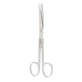 Operating Scissors Miltex Deaver 5-1/2 Inch Length OR Grade German Stainless Steel NonSterile Finger Ring Handle Curved Blade Sharp Tip / Blunt Tip