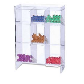 Blood Collection Tube Test Tube Rack Clear 5-1/2 X 12 X 16 Inch