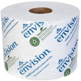 Toilet Tissue envision White 1-Ply Standard Size Cored Roll 1500 Sheets 3-9/10 X 4 Inch