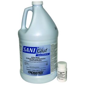Glutaraldehyde High-Level Disinfectant SANI Glut Activation Required Liquid 1 gal. Jug Max 28 Day Reuse