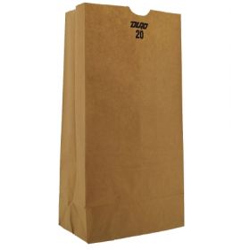 Grocery Bag Duro Brown Kraft Recycled Paper 20 lbs.