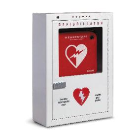 HeartStart Defibrillator Cabinet, Premium, Wall Surface