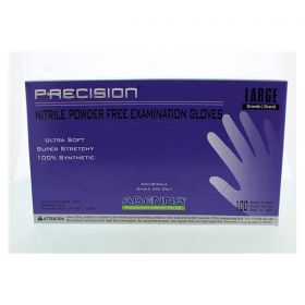 Gloves Exam Precision Powder-Free Nitrile Latex-Free Large Violet 1000/Ca