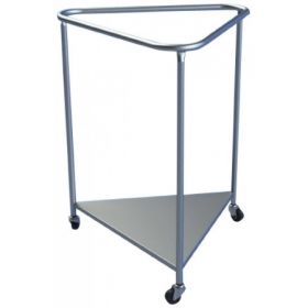 Hamper Stand Rolling Triangular Opening Open Top Without Lid 992531