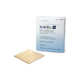 Silver Calcium Alginate Dressing Algicell Ag 4 X 5 Inch Rectangle Sterile