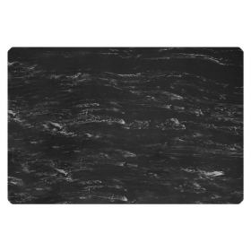 Anti-Fatigue Floor Mat Sof-Tyle Marble Mat Ultra 2 X 3 Foot Black Rubber