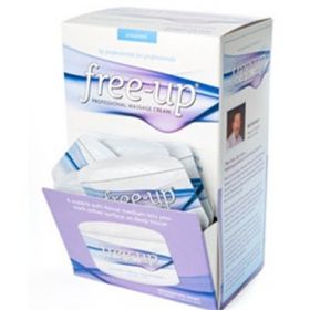 Massage Treatment Free-Up 7 Gram Dispenser Carton with Indiviudal Packets Unscented Cream