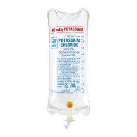 Potassium Chloride 40 mEq in 0.9% Sodium Chloride Injection Solution, 1, 000 mL ABB71160939