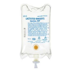 Lactated Ringer's Injection Solution, 500 mL