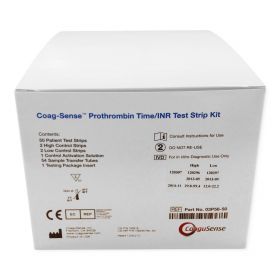 Test Strip for Prothrombin Time and International Normalized Ratio with Control for Coag-Sense Meter, Non-Returnable