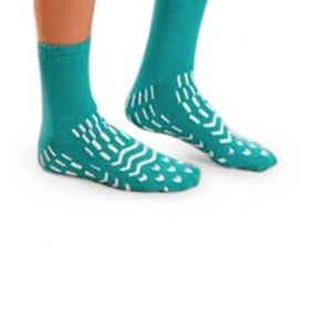 Terry Slip-Resistant Slippers, Adult 2X Large, Teal