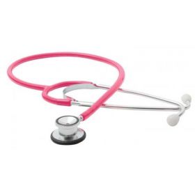 Proscope 675 Dual-Head Pediatric Stethoscope, Neon Pink