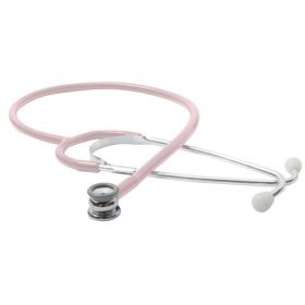 ProScope 676 Dual-Head Stethoscope, Flexible 21" PVC Tubing, 31" L, Infant, Pink