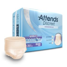 Attends ADUF Discreet Underwear-Female-Pack Quantities, ADUF-M