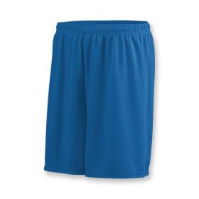 100% Polyester Adult Shorts, Royal, Size L