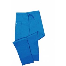 Disposable Drawstring-Waist Scrub Pants, Blue, Size XL
