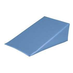 Body Positioning Wedge Covered in Blue Vinyl, 25  Wedge, 12" x 11" x 6"