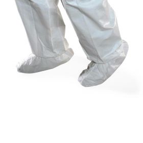 Antiskid Shoe Cover, Serge Seam, White, Size XL