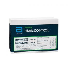 HbA1c Control for Afinion Analyzer, Afinion HbA1c Test, and Afinion HbA1c Dx Test, Stabilized Liquid Porcine Whole Blood (Control CI) and Human Whole Blood (Control CII)