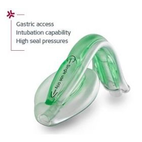 Auragain Disposable Laryngeal Mask with Access Channel, Tubing, Size 3