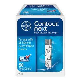 Contour Next Blood Glucose Test Strips, 50/Box