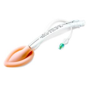 Clear PVC Single Laryngeal Mask with Silicone Cuff, Size 3